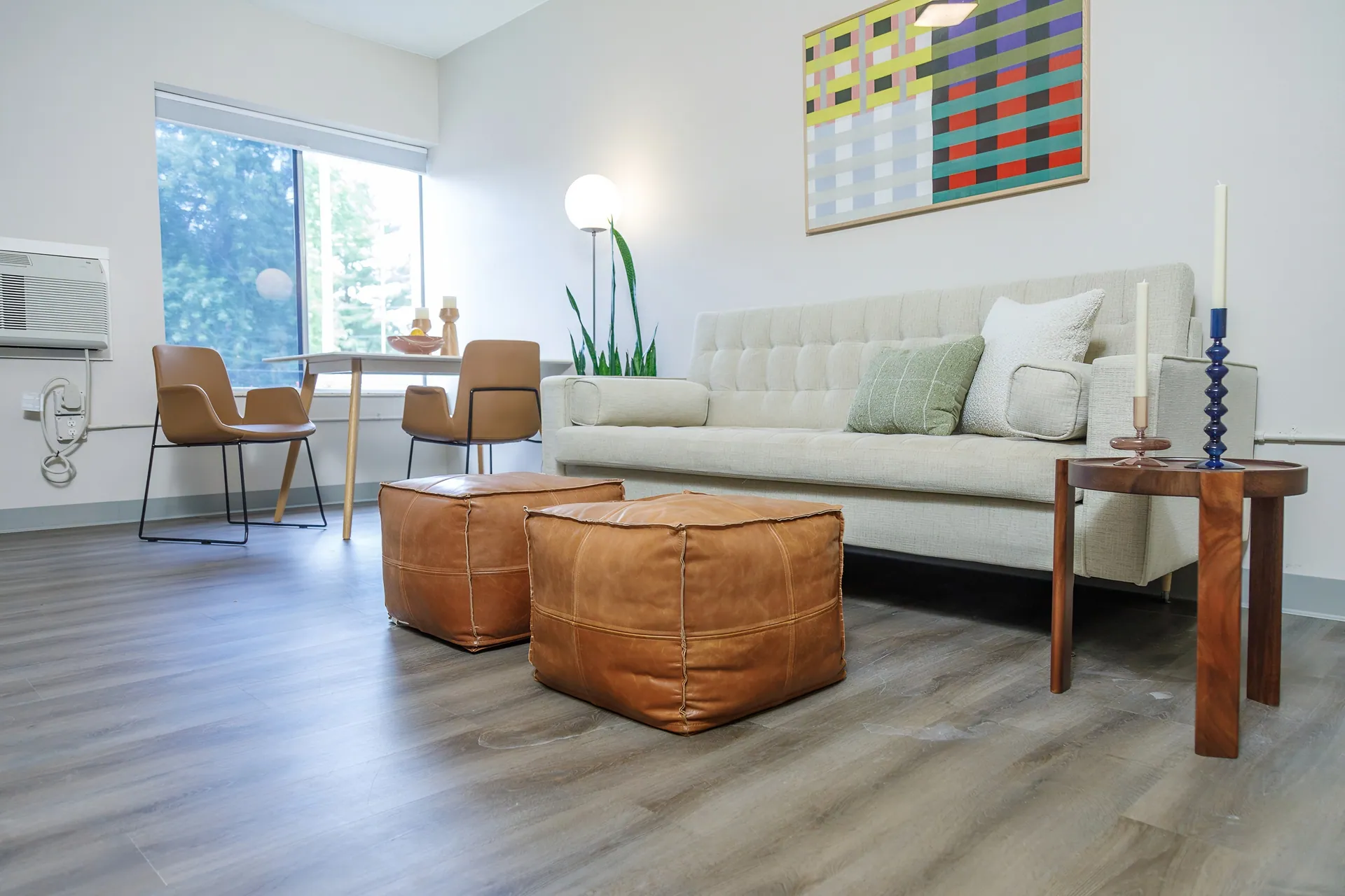 A furnished living room at bantr weston